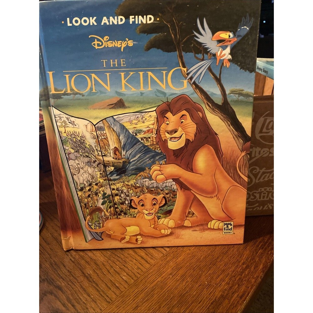 Lion King Look & Find Hard Cover Disney